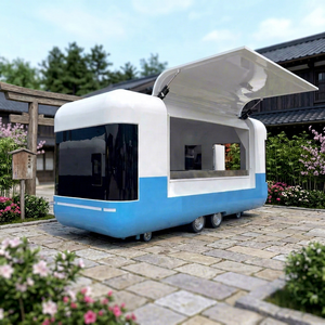 XCEGO Food Vans Concession Street Mobile Truck Cart Fast Food Trailer Full Kitchen Stainless Steel CE Certified <b>for</b> <b>Sale</b> USA - Product Image 1