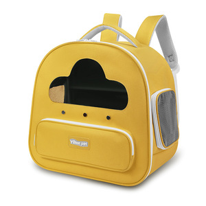 Breathable Pet <b>Backpack</b> Large Capacity Lightweight Outdoor Travel For <b>Cats</b> Dogs Nylon Yellow Blue Pink Green 7 Inch - Product Image 5