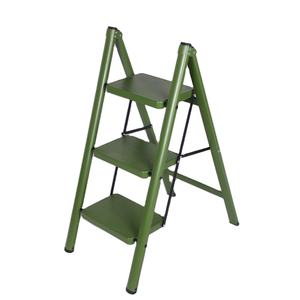 <span class=keywords><strong>Escalera</strong></span> Plegable de Acero de 3 Peldaños de Diseño Moderno, Certificada EN 131, Portátil, de Alta Resistencia, para Baño, <span class=keywords><strong>Exterior</strong></span>, Supermercado - Product Image 1
