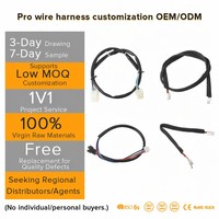 Harness Kabel JST Berinsulasi PVC Lengkap Buatan Industri untuk Aplikasi Mesin CNC Penggerak Servo dan Panel Kontrol PLC
