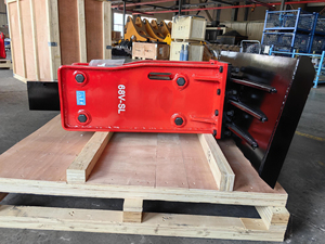 مطرقة تكسير للودر ذو العجلات الانزلاقية مع إزميل 40 كجم للبناء والتعدين - Product Image 2