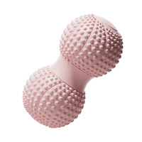 Balle de massage Chinmon Fascia Peanut TPE pour la relaxation des pieds, de la colonne vertébrale et des muscles, double balle pour la stimulation des points d'acupuncture des hanches, du dos et des jambes