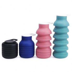Gobelet pliable en silicone créatif générique, bouteille d'eau de sport portable et pliable pour les voyages en plein air et le cyclisme - Product Image 5