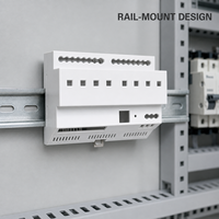 Boîtier de commande PLC en plastique ABS industriel 250x110x65mm noir étanche pour connexion de câbles électriques extérieurs