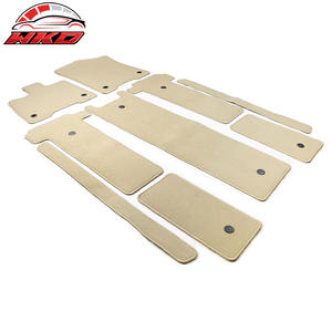 พรมปูพื้นสำหรับโตโยต้า เซียนน่า 7 ที่นั่ง 21-26 รถยนต์สีเบจด้านหน้าด้านหลังพรมกันลื่น 9 ชิ้น - Product Image 4