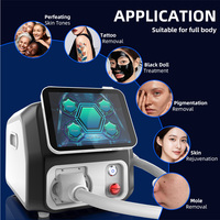 Machine de suppression des tatouages à commutation Q pour l'élimination de l'acné et l'onychomycose, machine laser picoseconde