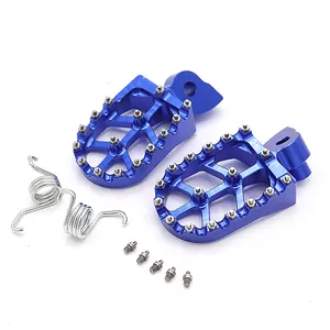 Motorcycle CNC FootRest Footpegs Foot Pegs Pedals For 65 85 125 250 426 450F FX WR YZ Dirt Pit Bike Motocross