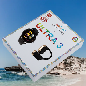 Orologio Smart Android ACE-40 <span class=keywords><strong>2</strong></span> in 1 con Auricolari ULTRA <span class=keywords><strong>3</strong></span> 2025, Smartwatch da Uomo 5G, Ultima Moda 2026 - Product Image 5