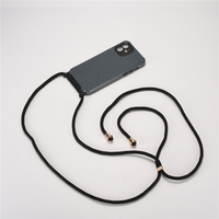 Coque de téléphone Samsung à bandoulière scintillante, étui scintillant brillant pour A71 S21 S30 avec lanière scintillante