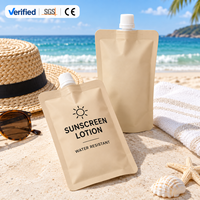 Vente directe usine – Sac à bec verseur personnalisé en PE mat de qualité alimentaire, anti-humidité et anti-fuite, pour eau et jus de fruits