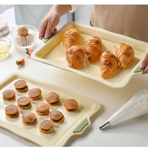 OEM ODM Food Safe <b>Silicone</b> Kitchen Bakeware <b>Mould</b> Square Rectangle Toast Bread Cake Pan Tray Baking Molds - Product Image 2