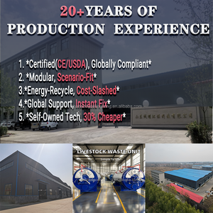 1 tonne d'abattoir modulaire traitement d'équarrissage des déchets installation d'élevage à petite échelle faible consommation d'énergie - Product Image 2
