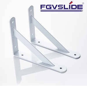 Support d'étagère pliant en L Support de <span class=keywords><strong>bricolage</strong></span> robuste matériel d'étagère ouvert supports d'étagère pliants en métal de fer rustique - Product Image 2