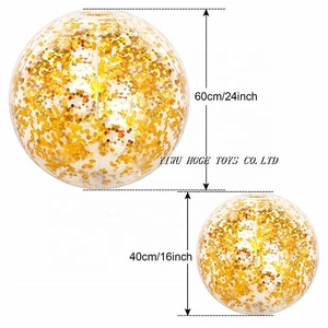 Thời trang mới phong cách <span class=keywords><strong>inflatable</strong></span> pvc long lanh bãi biển bóng cho Bãi Biển Mùa Hè - Product Image 4