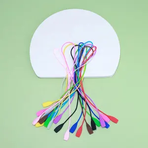 Модная регулируемая спортивная цепочка для солнцезащитных очков Цветной силиконовый ремешок для очков для детей силиконовый резиновый шнур для очков для чтения