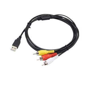 Cable USB a 3RCA con núcleo de cobre para conexión de audio y video para decodificador - Product Image 4