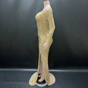 Novance Y3670-C 트렌드 Dropshipping 제품 섹시한 파티 드레스 라인 석 원피스 우아한 럭셔리 무도회 나이트 클럽을 착용 - Product Image 4