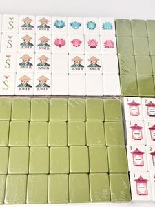 Modèle personnalisé 179 – Jeu de Mahjong et de <span class=keywords><strong>Poker</strong></span> en acrylique américain vert jade à 3 niveaux, pliable, de luxe, moderne, résistant à l'eau, portable, pour <span class=keywords><strong>casino</strong></span> - Product Image 4
