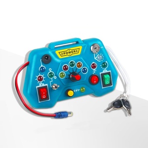 Tableau d'activités Montessori pour tout-petits avec lumières LED, interrupteur électrique, <span class=keywords><strong>jouet</strong></span> éducatif précoce - Product Image 1