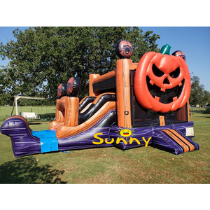 Maison gonflable de videur <span class=keywords><strong>Funhouse</strong></span> gonflable Spiderman Maison gonflable de rebond avec la glissière - Product Image 5