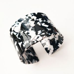 Customized Wholesale New Design Tortoise Acetate <strong>Acrylic</strong> Bracelet with Agate Inlay Unisex Anniversary <strong>Jewelry</strong> - Product Image 5