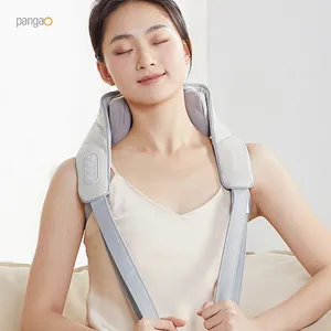 Elektrikli ısıtma tedavisi akıllı Shiatsu servikal boyun ve omuz masajı kas ağrısı rahatlama için