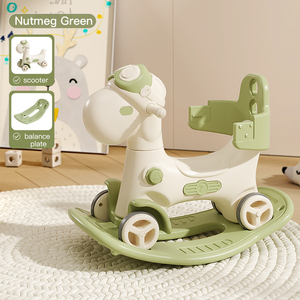 Mainan kuda goyang plastik anak-anak desain skuter terlihat bagus untuk anak-anak balita & bayi Olahraga & Hiburan Produk - Product Image 4