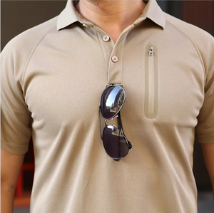 Camicia tattica a maniche corte ad asciugatura rapida camicia a maniche da esterno antigraffio e resistente all'usura - Product Image 5