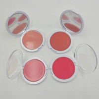Fard à joues crème personnalisé en forme de cœur, haute pigmentation, waterproof, végétalien, minéral, palette de fard à joues individuelle, votre marque