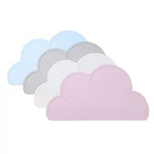 Compact Prijs Niet-klevende Onschadelijk Cloud Vormige Siliconen Placemats
