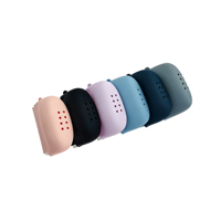 Boîte de rangement pour appareil orthodontique avec logo personnalisé, miroir et fermeture magnétique en ABS et silicone, pour aligneurs transparents et prothèses dentaires – Vente en gros