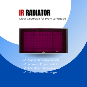 Sistema di Conferenza Audio Wireless Panvotech, Attrezzatura per Interpretazione Simultanea Multilingue per Summit e Seminari - Product Image 3