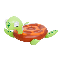 Jouet gonflable en PVC pour piscine en forme de tortue de mer, radeau flottant gonflable pour l'eau