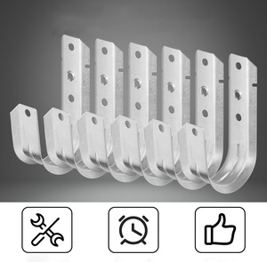 Muti-chức năng adss cáp hỗ trợ J móc kẹp Wall Mount fiber optic Cable J móc kẹp - Product Image 6