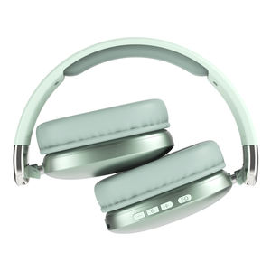 사용자 정의 로고 큰 이어 컵 커버 귀 높은 배터리 수명 블루투스 헤드폰 무선 블루 치아 헤드셋 - Product Image 2