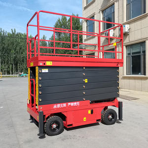 รถยกเคลื่อนที่แบบพกพา ราคาประหยัด ยกสูง 4-18 เมตร แบบกรรไกรไฟฟ้า รับน้ำหนัก 300/500/1000 กก. แพลตฟอร์มทำงานบนที่สูงแบบเคลื่อนย้ายได้ - Product Image 2