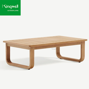 Divano Lounge <span class=keywords><strong>per</strong></span> 4 Persone in <span class=keywords><strong>Legno</strong></span> di Teak, Arredamento da Esterno Moderno e Resistente <span class=keywords><strong>per</strong></span> Balcone, <span class=keywords><strong>Giardino</strong></span>, Hotel, Prodotto dalla Fabbrica di Foshan - Product Image 4