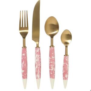 Juego de Cubiertos de Metal de diseño hecho a mano, vajilla para el hogar, Hotel, restaurante, Catering, cubiertos, juegos de cubiertos decorativos - Product Image 5