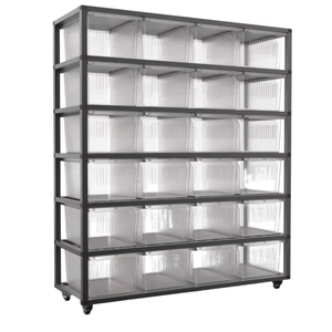 Mô Hình Rắn Rắn Chăn Nuôi Giá Sưởi Ấm & Bồn Tắm Bao Vây Hệ Thống Cho Các Loài Bò Sát Làm Bằng Nhựa Và Kim Loại Khay Nhựa Pallet Loại - Product Image 1