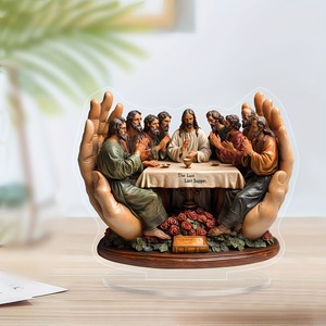 Religious Last Supper Eco-Friendly <strong>Plastic</strong> <strong>Decorative</strong> <strong>Item</strong> for Home Living Room Study or Office Desk Gift for Others - Product Image 2