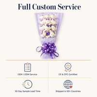 Ramo de Osos de Peluche Personalizados, Fabricación Directa de Fábrica OEM ODM, Regalo al por Mayor con Logotipo Personalizado, Embalaje con Certificación CE CPC