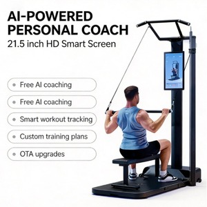 Station d'entraînement intelligente tout-en-un Smart Magic Mirror Power Station pour usage domestique – Équipement de fitness complet avec cadre Smith - Product Image 2