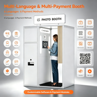 Mesin Photo Booth Self Service Tertutup untuk Foto Korea 2026
