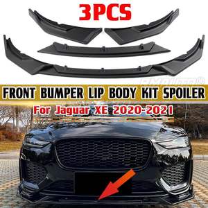 3 piezas de kit de carrocería con labios divisorios y protectores de parachoques delantero para Jaguar XE 2020-2021 - Product Image 1