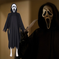 Costume de cosplay Star's Edge Scream 6 Ghost Face Killer en polyester pour fête d'horreur