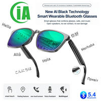 Lunettes Intelligentes IA à Verres Photochromiques Anti-Lumière Bleue avec Traduction en Temps Réel, Appels, Musique et Contrôle Tactile Ouvert pour Femmes et Hommes