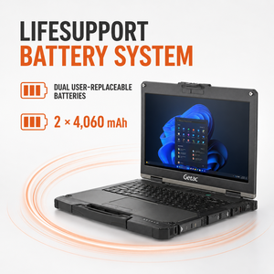 Getac B360 แล็ปท็อปที่ทนทานพิเศษ ความจุ 1TB พร้อมภาษาอังกฤษ สำหรับอุตสาหกรรมน้ำมันและอุตสาหกรรมการแพทย์ มีสินค้าใหม่พร้อมจำหน่าย ใช้พลังงานจาก Intel - Product Image 1