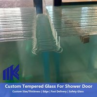 Panneau de verre trempé de sécurité sur mesure de 10 mm, verre flotté plat à faible teneur en fer pour table, cloison, mur, utilisation en mobilier