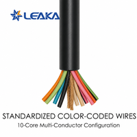 Conector Subacuático Compatible con SubConn de 10 Pines, Macho y Hembra, Cable de Pasamanos, 10A 600V IP69K, Impermeable, Chapado en Oro, Circular Marino