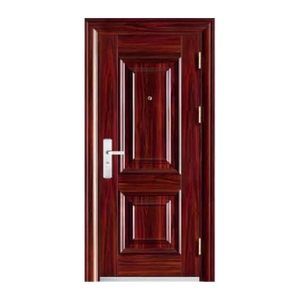 <span class=keywords><strong>Porte</strong></span> d'entrée extérieure en acier anti-effraction sur mesure pour appartement, certifiée CE/UL, options modernes ignifuges, finition élégante - Product Image 6
